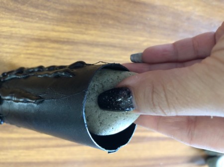 Spooky Candles - stones will lend stability if they are going to be outside