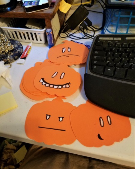 Jack o'Lantern Foam Pumpkin Faces -