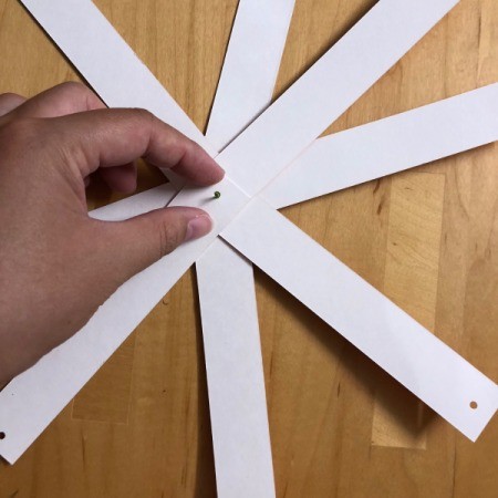 Pumpkin Garland - stopped at 8 strips