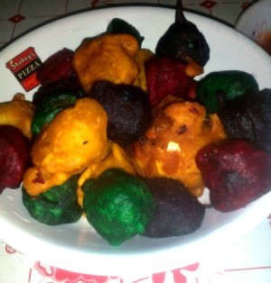 Colorful Kwek-kwek