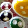 eggs in food coloring