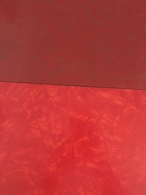 Remedy for UV Damage to Vintage Formica Table Top - red table top