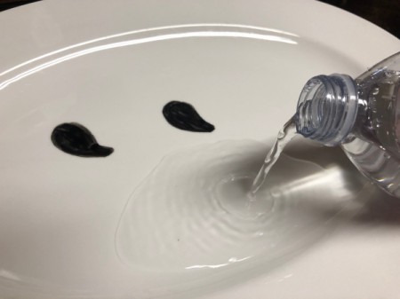 Floating Ink Ghost Race - gently add water