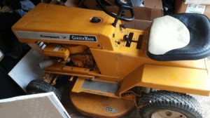 Value of a 1968 Garden Mark Compact 7 Riding Mower - vintage yellow riding mower