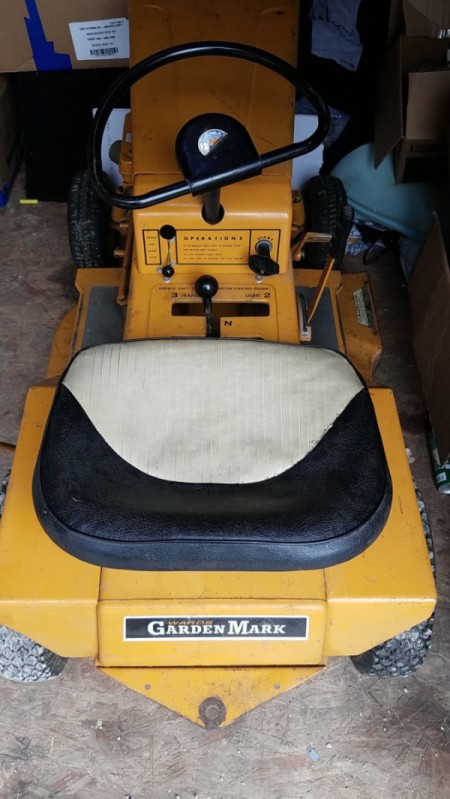 Value of a 1968 Garden Mark Compact 7 Riding Mower