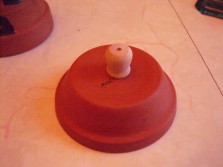 Gumdrop Machine Decoration or Party Centerpiece - add knob to bottom of saucer if desired, allow glue to dry