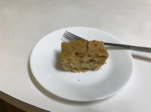 piece of Cornbread on plate