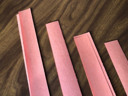 Hanging Paper Pumpkins - cut to the specified lengths