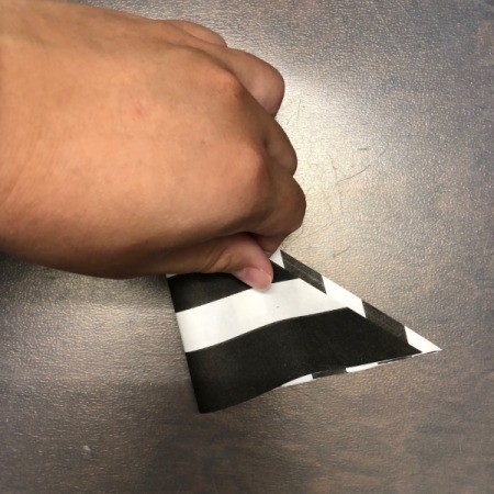 Spiderweb Display Sign - fold again