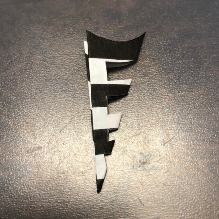 Spiderweb Display Sign - finished making cuts