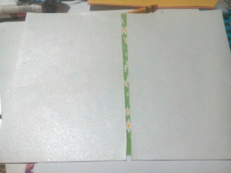 Teacher's Day Pop Up Greeting Card - cut another piece of paper in half