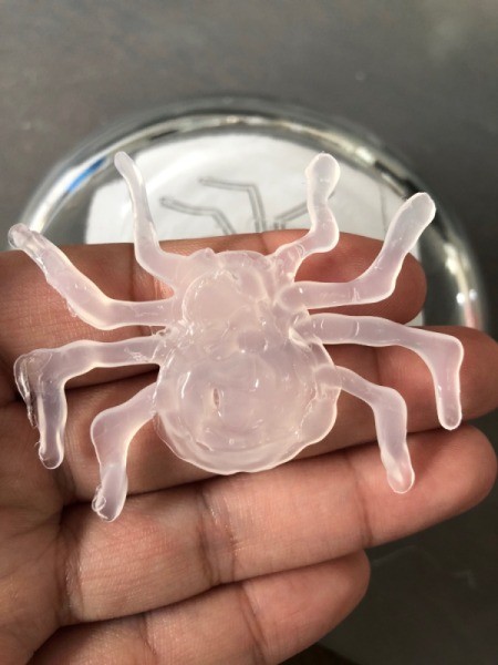 Halloween Seasonal Frame - allow to cool and peel off