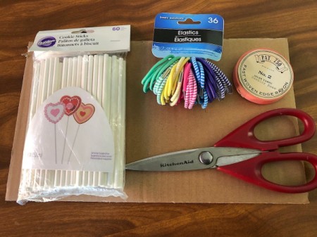 Hair Tie Lollipop Gift - supplies