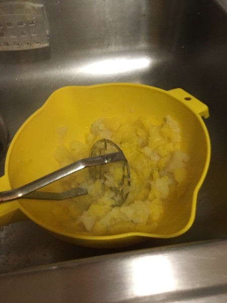 smashing Butternut Squash and apples