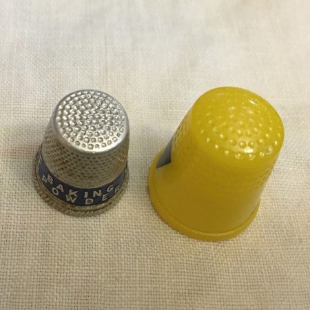 Value of an Antique and a Vintage Thimble