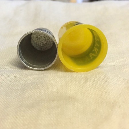 Value of an Antique and a Vintage Thimble