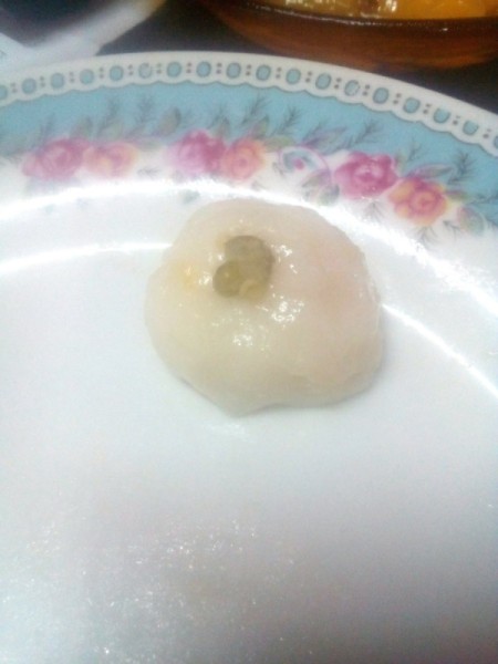 rolling batter around custard