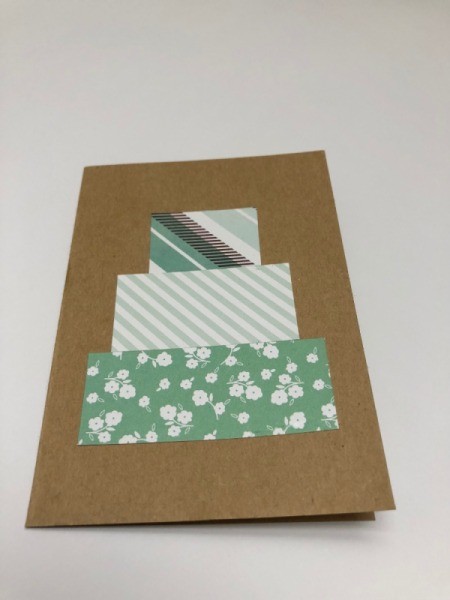 Birthday Gift Card - glue in place
