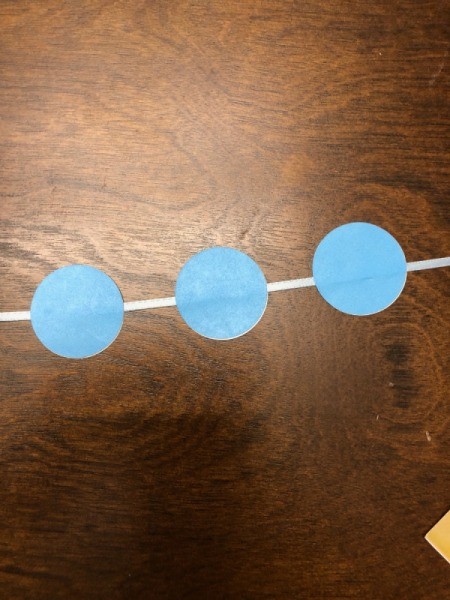 Gender Reveal Surprise in a Box - continue adding stickers until you can spell out the phrase