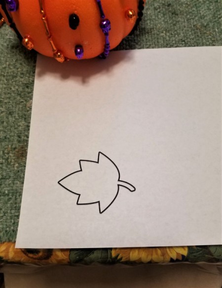 The Little Punk'in Who Could! - printed leaf template