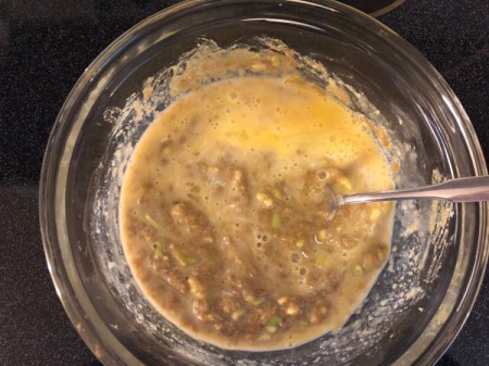 Avocado Quick Bread - mix well