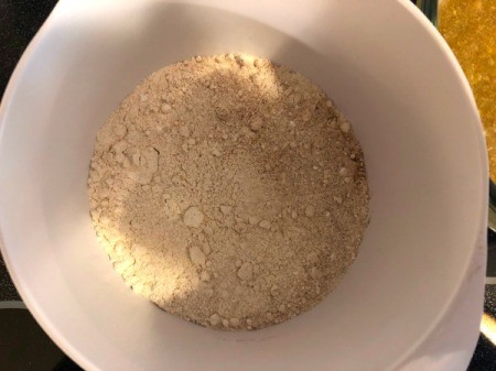 Avocado Quick Bread - flour and other dry ingredients