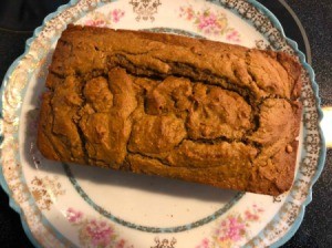 Avocado Quick Bread - cooled loaf