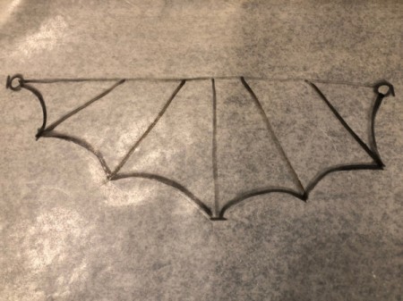 Spiderweb Necklace - connect rays with wide upside down U shapes