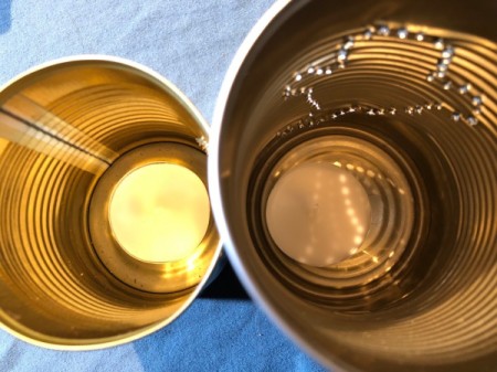 Tin Can Lanterns - place tea light candles inside or use LED lights