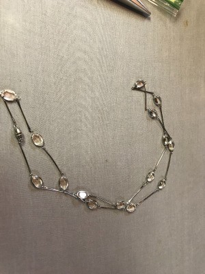 Replacing a Jump Ring - repaired necklace