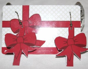 Gift Card and a Little More - gift card and matching earrings