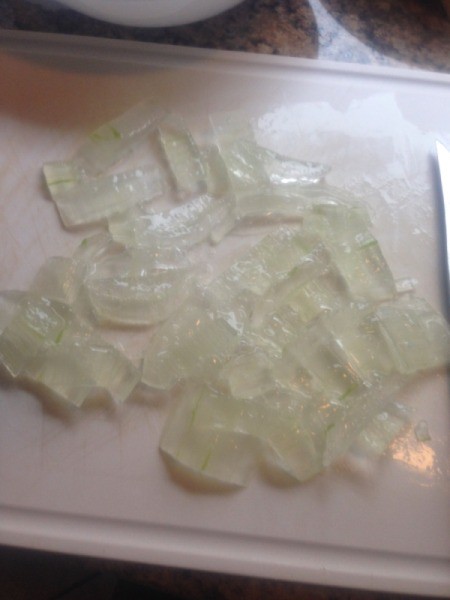 cut Aloe vera