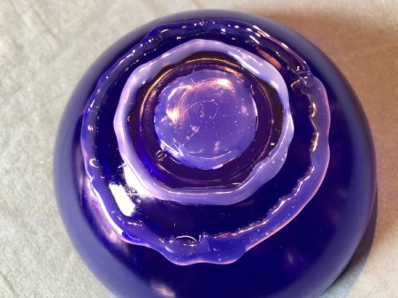 Hot Glue Spiderweb Bowl - flip upside down and fill the bottom with glue, then add 3+ circles around the bowl