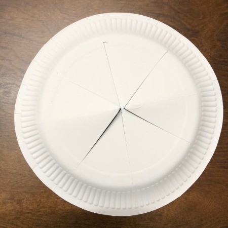 Paper Kids' Crown - unfolded cut plate