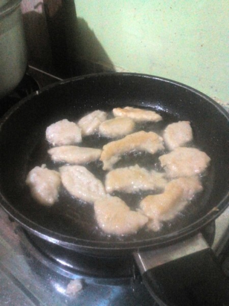 frying Potato Tempura