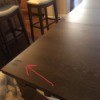 Repairing Damaged Wood Table
Finish - shiny spot on matte wood finish