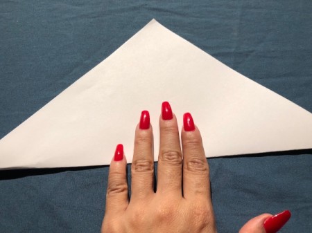 Vampire Corner Bookmark - fold in half to make a triangle