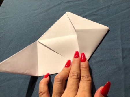 Vampire Corner Bookmark - unfold and fold upwards