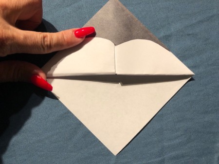 Vampire Corner Bookmark - glue the hair in place