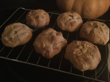 Lemon Spelt Scones on baking sheet
