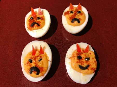 Devilish Deviled Eggs