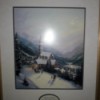 Value of Thomas Kinkade Prints - snowy scene