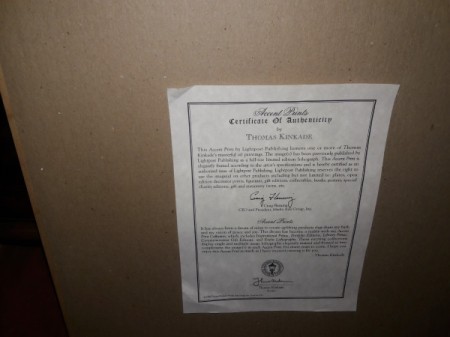 Value of Thomas Kinkade Prints