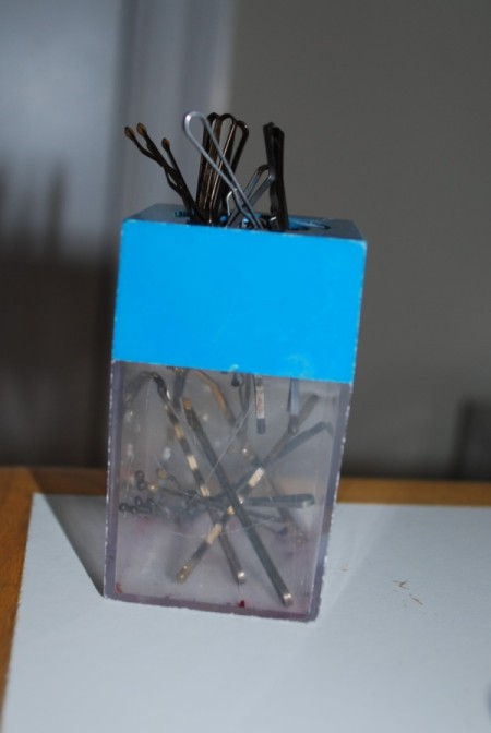 Magnetic Bobby Pin Holder - paperclip holder used for bobby pins