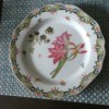 Value of a Chinese Plate - plate with floral design in center and ornate edge design
