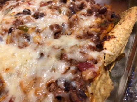 baked Southwestern Beef Taco Casserole