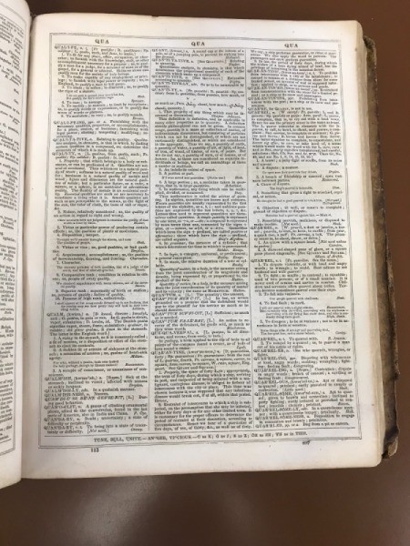Value of an 1853 Webster's Dictionary