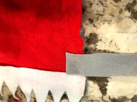 Kid to Toddler Shark Halloween Costume  - glue in place on the inside