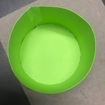 Birthday Cake Gift Box - circle in place