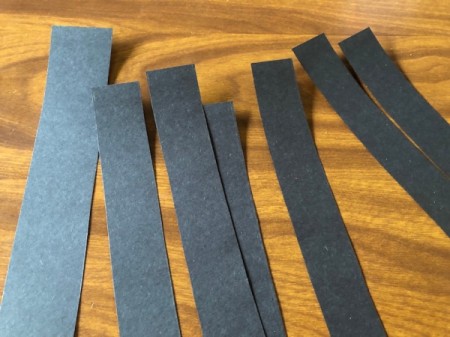 Squawking Crow Paper Craft - cut into strips